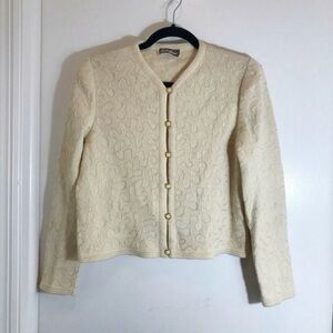✨✨5/$10✨✨ Vintage Keith Adams open cardigan in cream